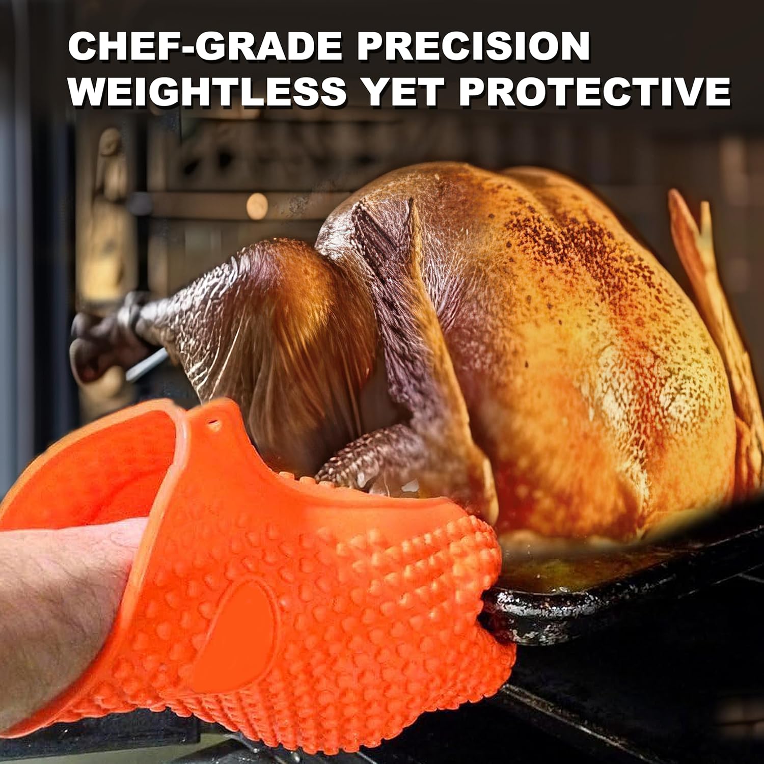 ROMANTICIST 5PCS Professional Griddle Spatula Set with BBQ Blanket for Outdoor Barbecue, BBQ Blanket Set for Resting Meat, Smoker Meat Resting Blanket, Valentines Day Gifts for Him Men Dad - Image 5