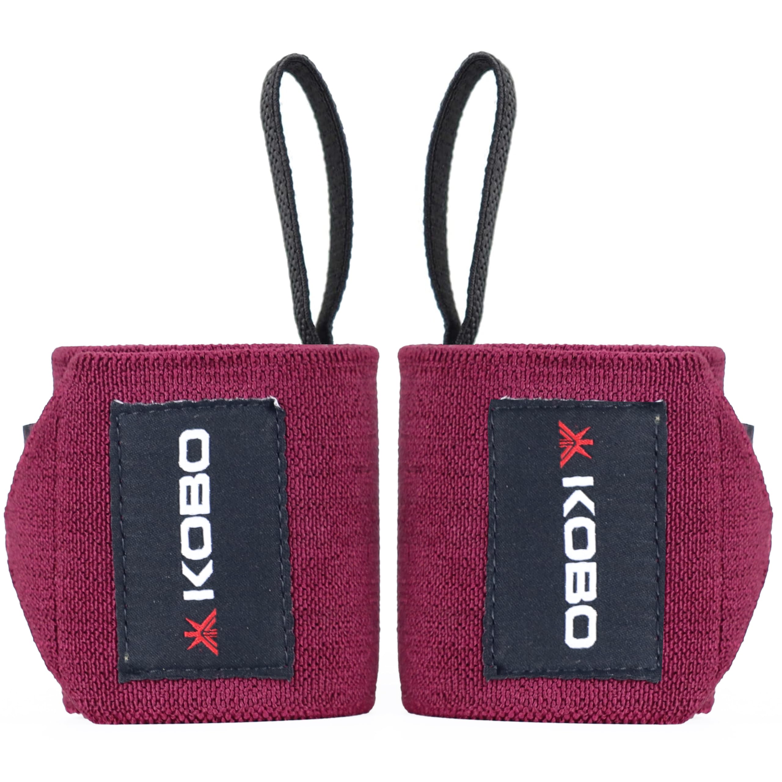 Kobo Cotton Wrist Band Stiff/Flexi for Men & Women, Wrist Supporter for Gym Wrist Wrap/Straps Gym Accessories for Men fo