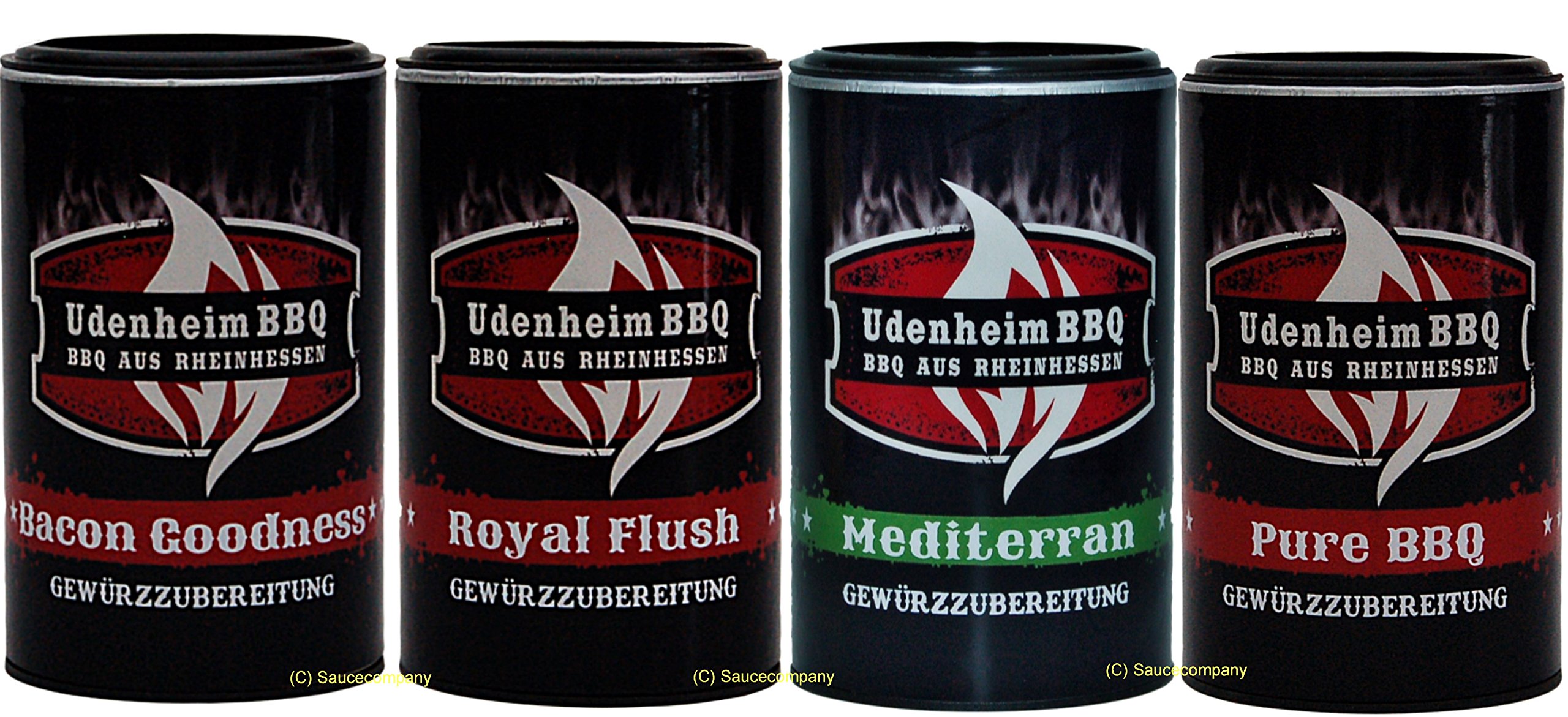 Udenheim Rubs im GROßEN 4er Pack ( 3 x 350gr, 1 x 200gr)