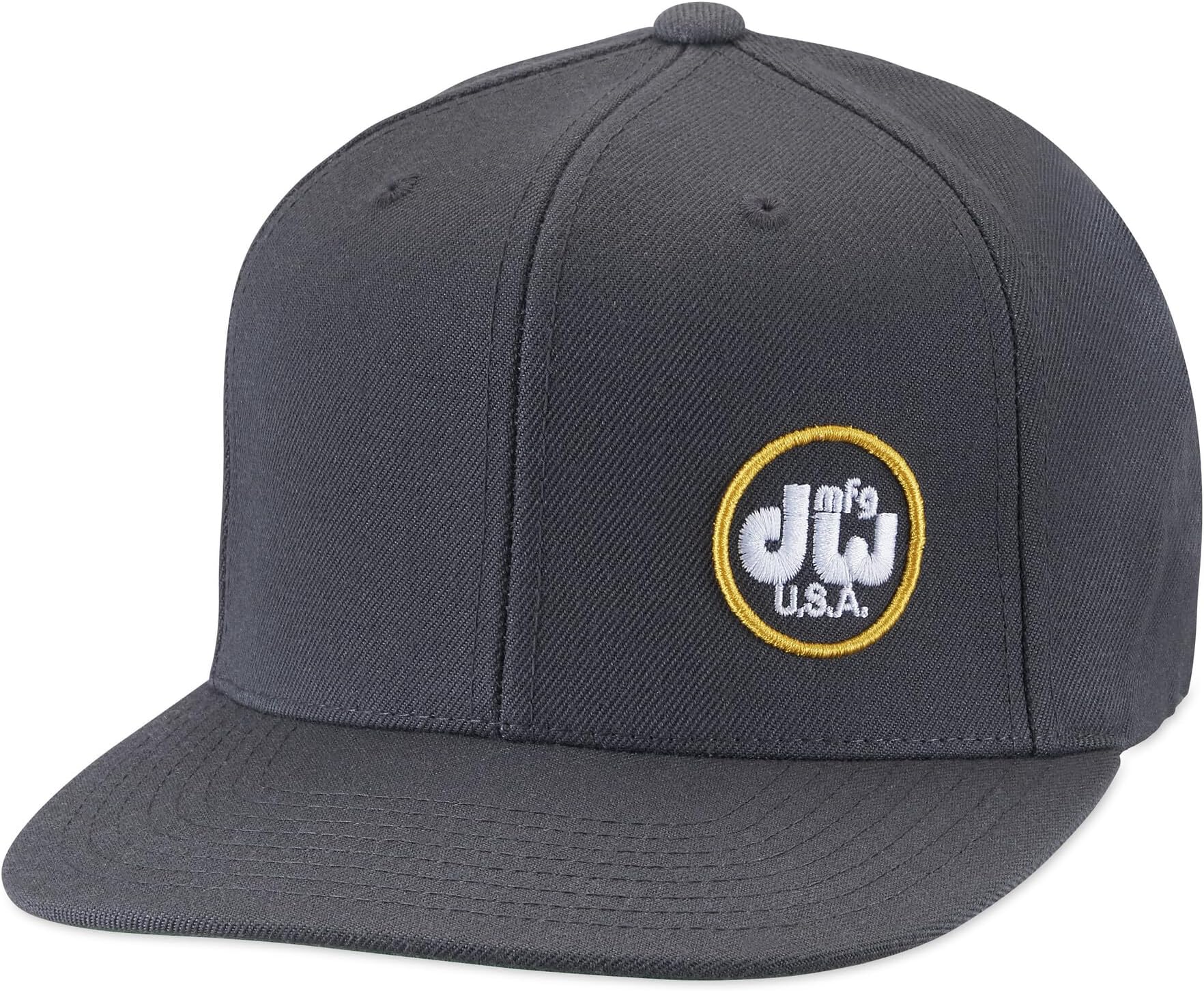 Drum Workshop DW MFG Hat, Snapback,Gray w/Yellow Logo