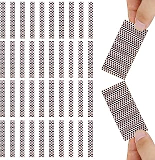 40 PCS Match Striker Stickers, Match Striker Paper with Adhesive, Ideal for Fireplace Matches (Rectangle)