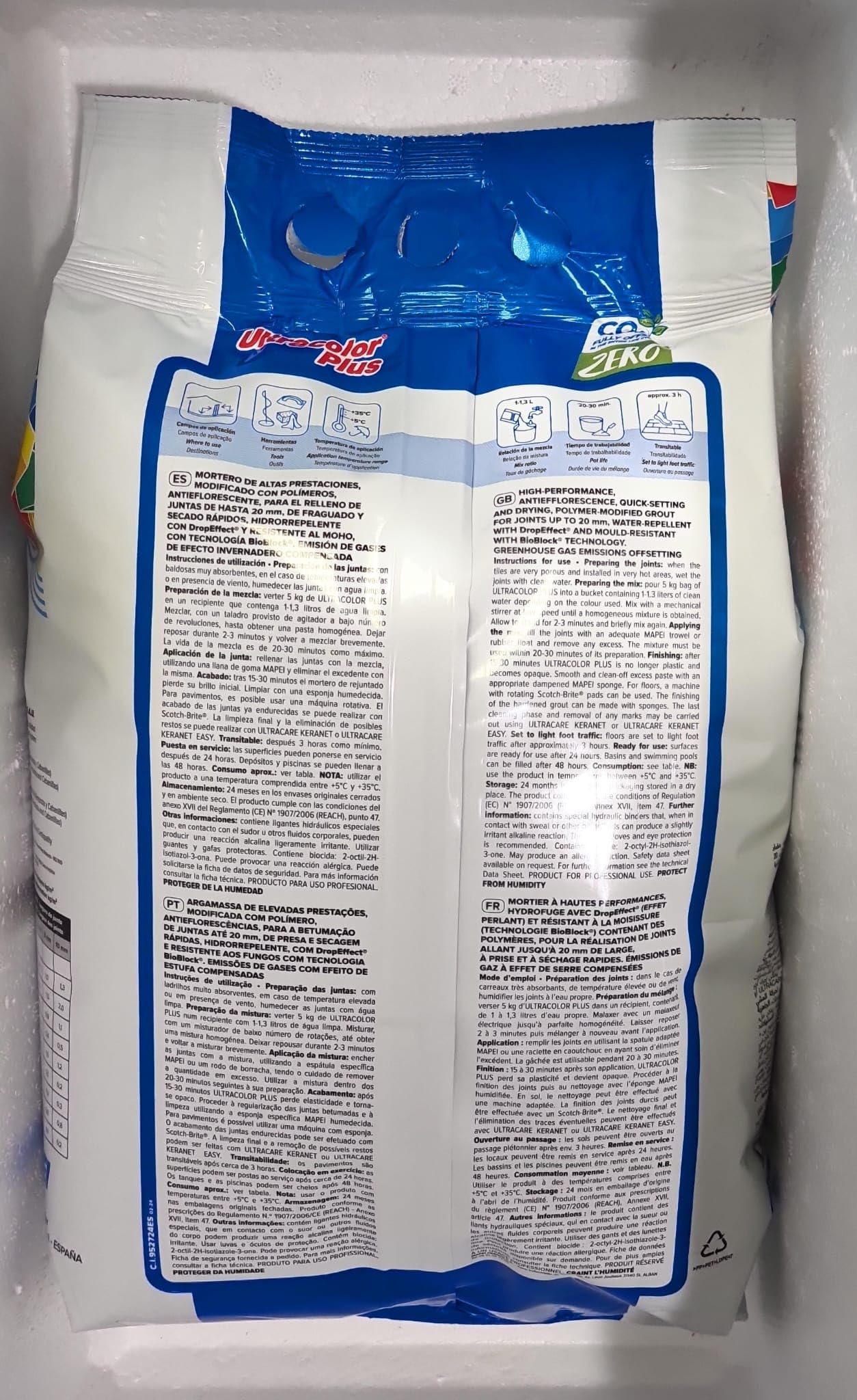 Mapei Ultracolour Plus Mastic coloré