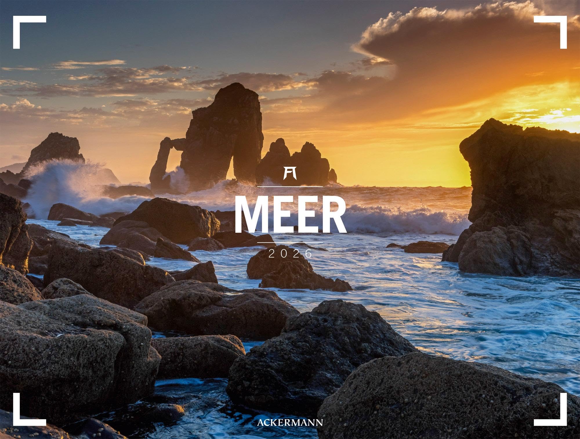 Meer Gallery Kalender 2026 | Außergewöhnlicher Meeres-Kalender im großen Querformat (66x50 cm) | Küste und Strand im Großformat