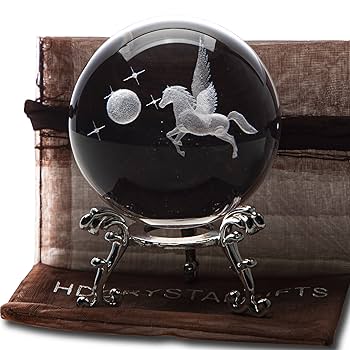 Amazon.co.jp: HDCRYSTALGIFTS 3Dレーザー彫刻ペガサス