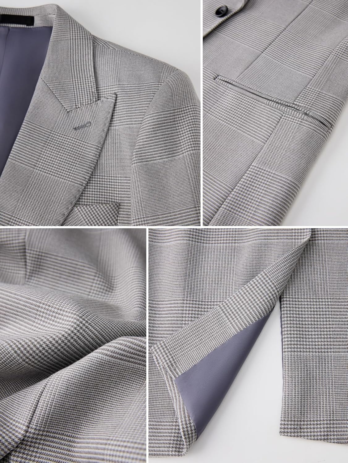 Men's Classic 3-Piece Suit Elegant Blazer Tuxedo Jacket, Vest & Trousers Set for Business, Wedding, Prom - Image 4