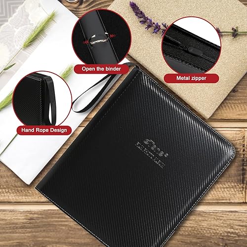 Vista 7 de eTone Caja de almacenamiento de película negativa sin ácidos, bolsa de película de archivo, protector de álbum de 3 anillos de película negativa