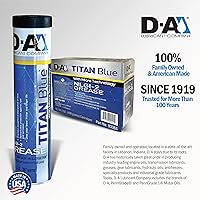Vista 4 de D-A LUBRICANT COMPANY 12267T, grasa de litio premium Titan Blue #2, 14.11 oz (paquete de 10)