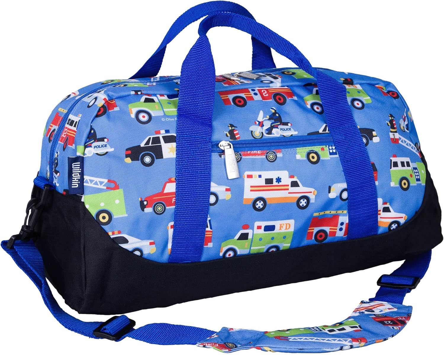 Wildkin Kids Overnighter Duffel Bag – Carry-On Size, Ideal for School & Sleepovers – Heroes
