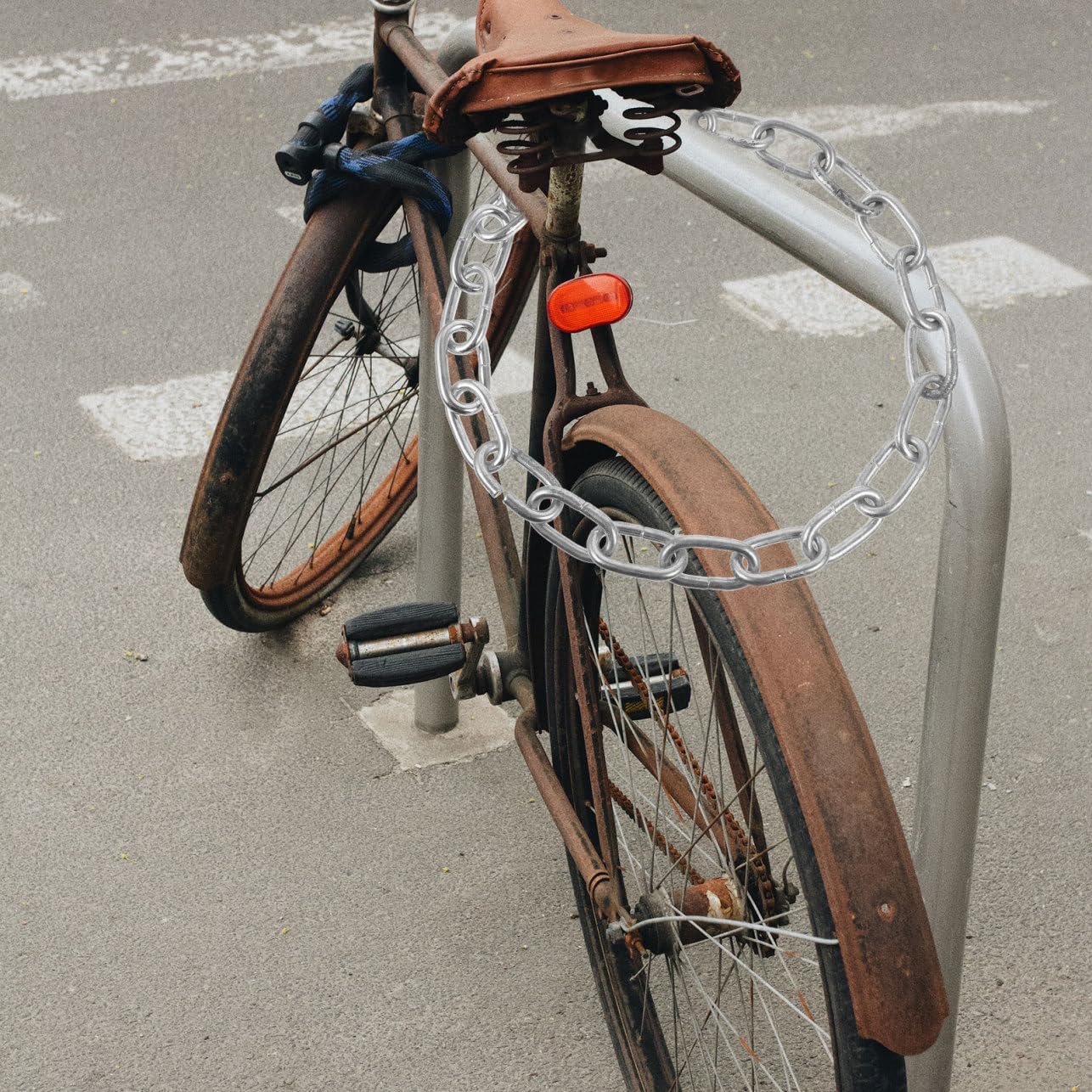 Toyvian Cerradura De Cadena Antirrobo Para Bicicleta Robusta y Portátil Para Seguridad Viajes y Almacenamiento Casa
