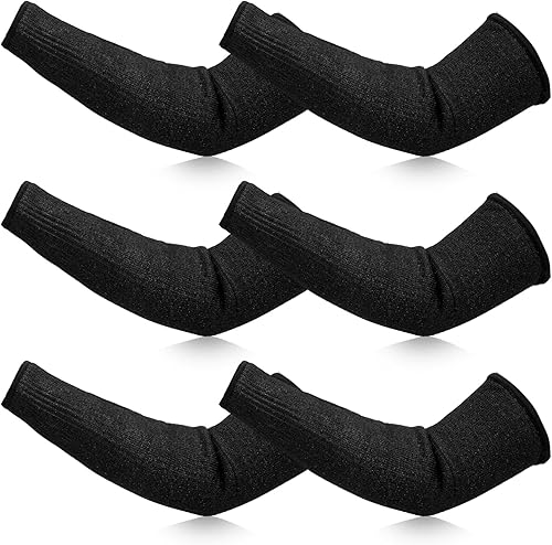 Miniatura 79 de 3 pares de protectores de brazo para piel fina y moretones, resistente a los cortes, manga de antebrazo, manga de protección contra quemaduras