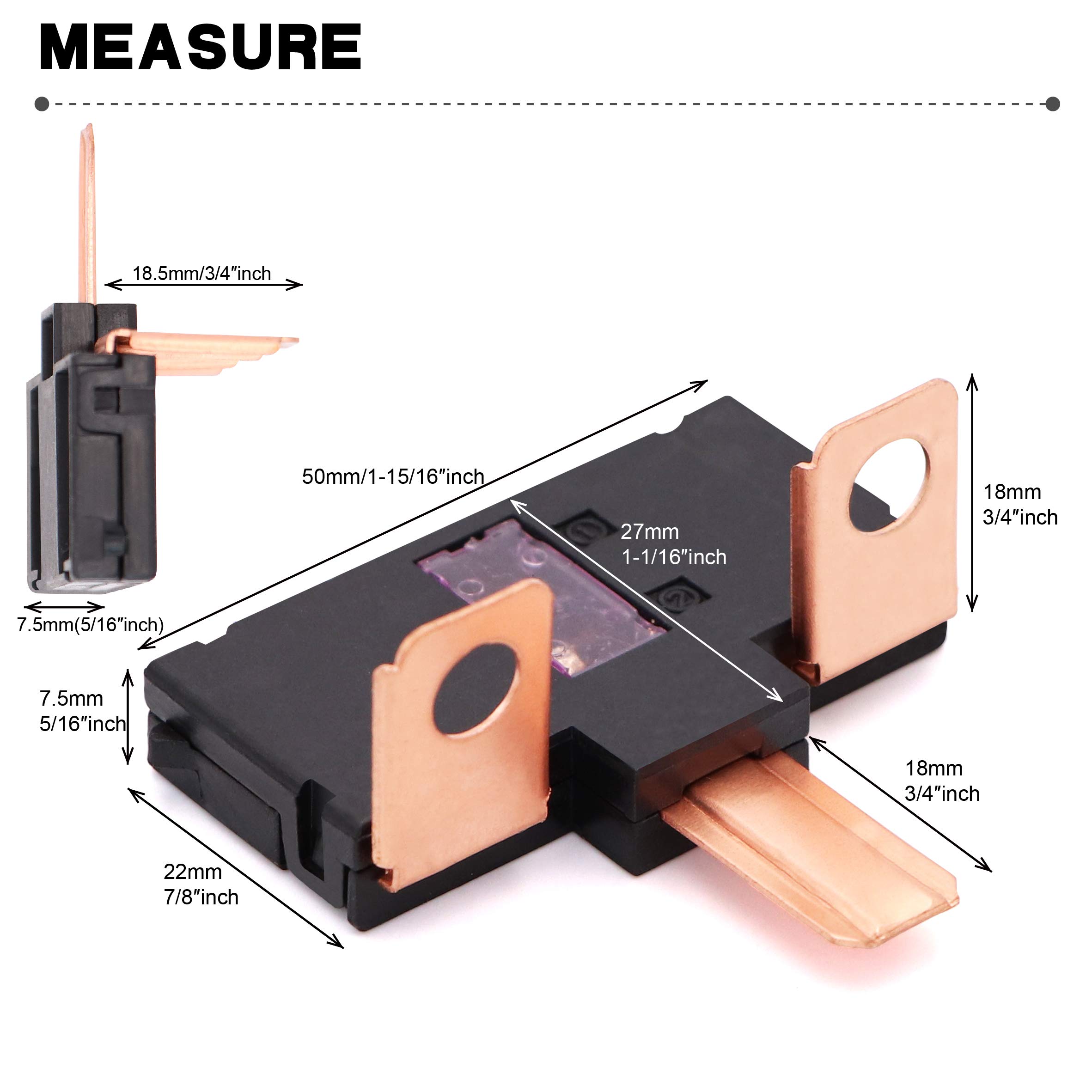 Amazon | 2個 38231-SDA-A01 マルチブロックヒューズA (100Amp