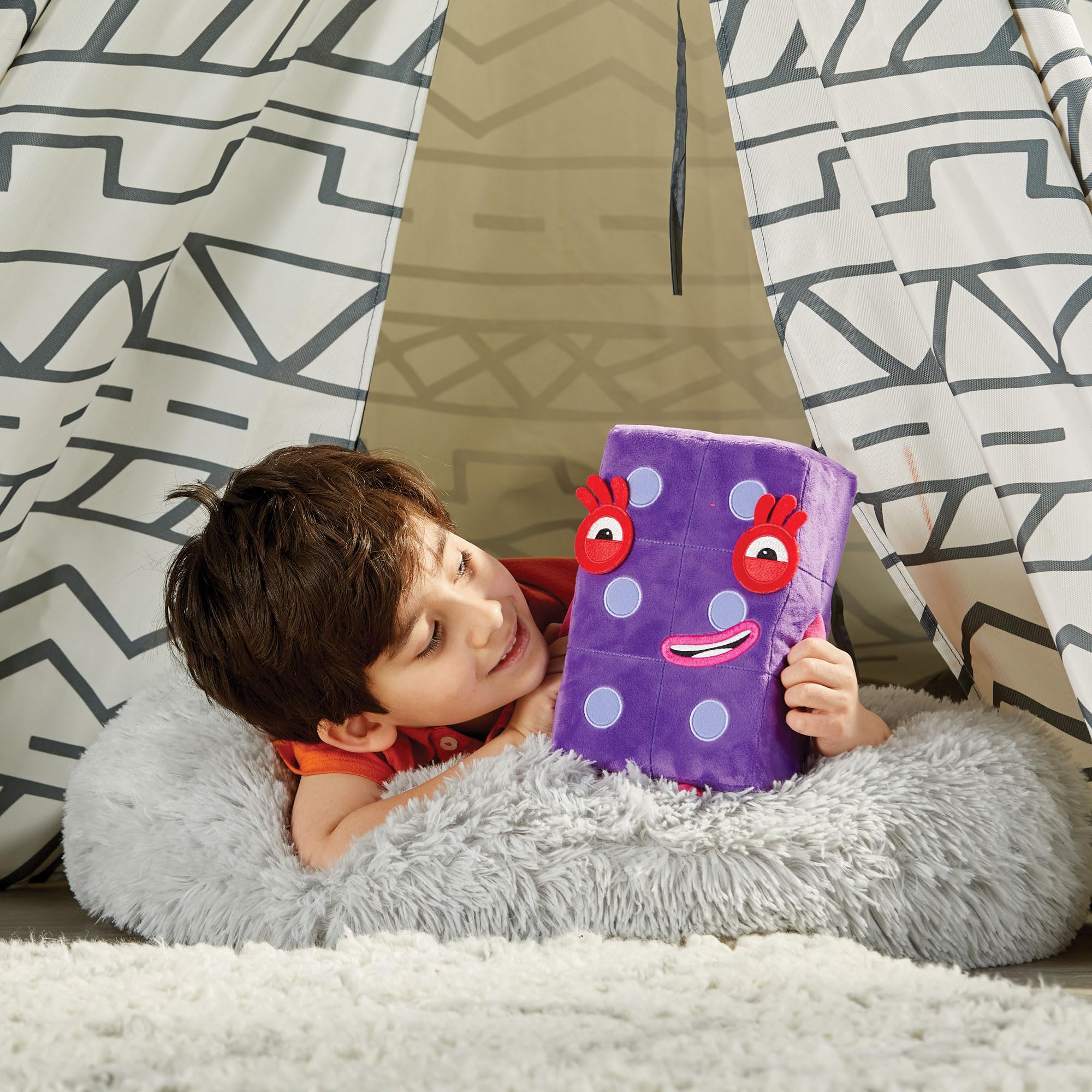 Learning Resources Numberblock Sei Peluche, età 18 Mesi+