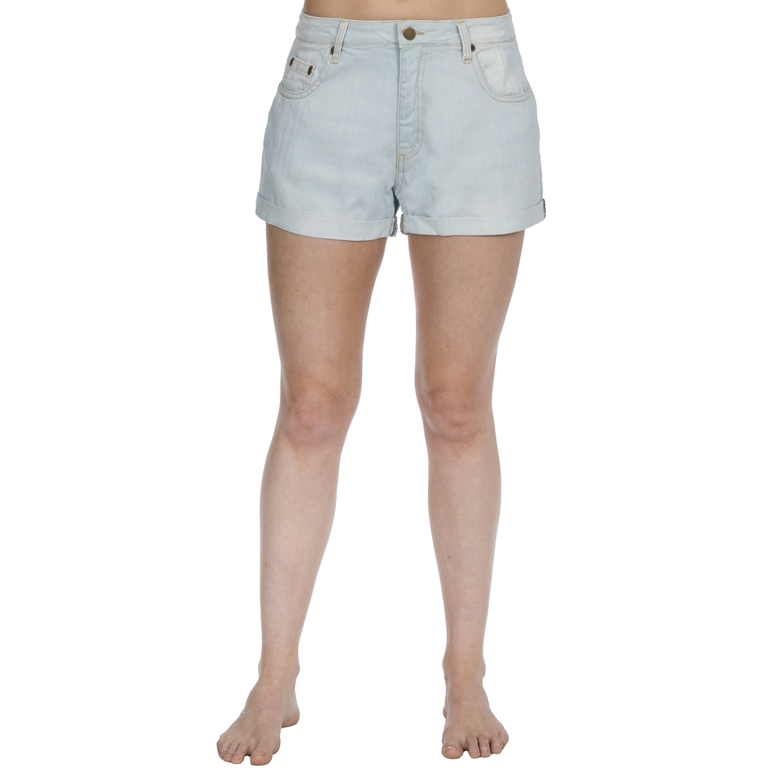 Causeway Bay Ladies Stretch Denim Shorts