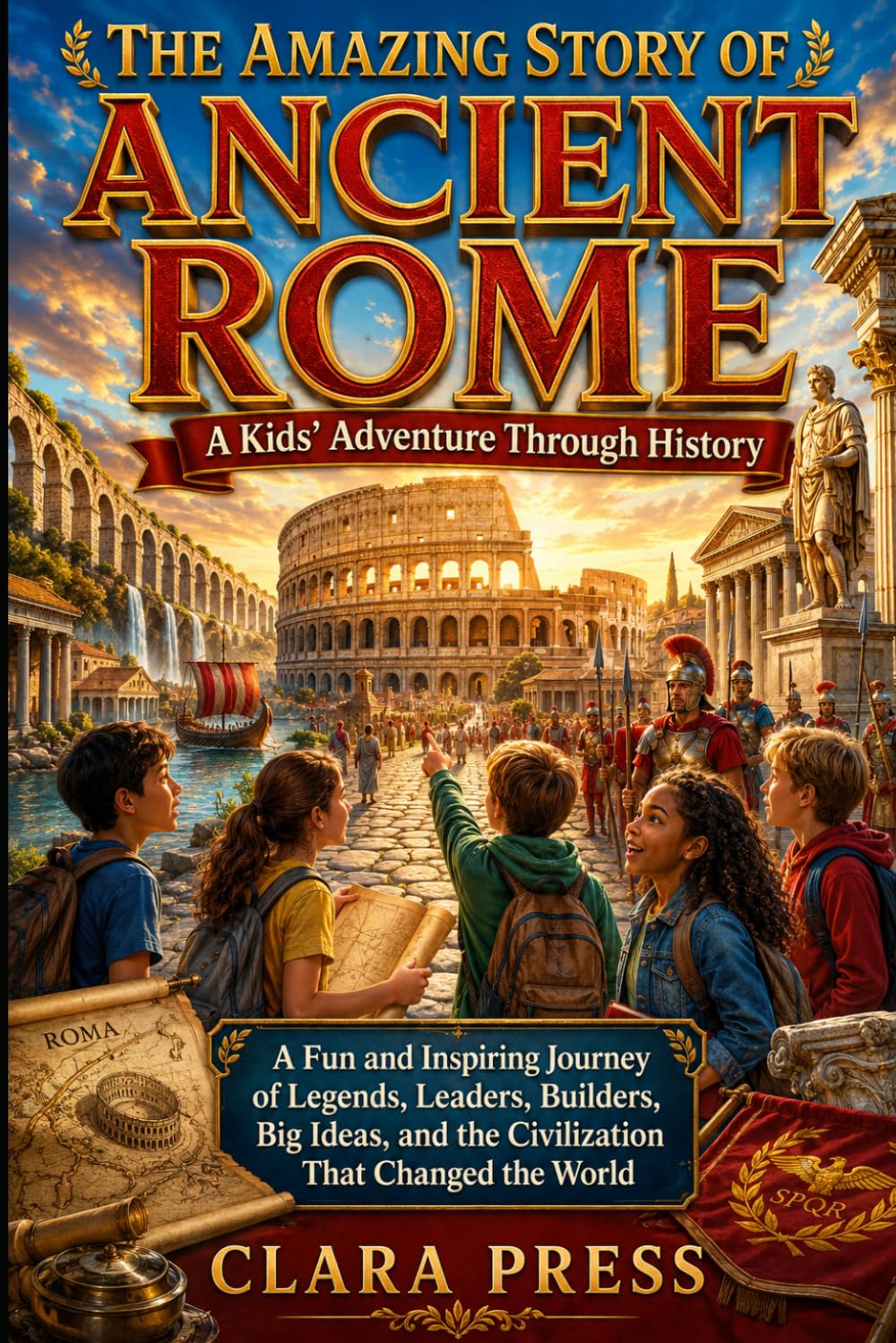 THE AMAZING STORY OF ANCIENT ROME: A Kids' Adventure Through History: A Fun and Inspiring Journey of Legends, Leaders, Builders, Big Ideas, and the ... Adventures and stories for Curious Kids)