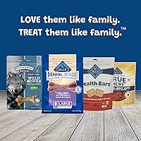 Vista 8 de Blue Buffalo Dental Bones - Golosinas dentales naturales grandes para masticar para perros, (50 libras y más), bolsa de 12 onzas