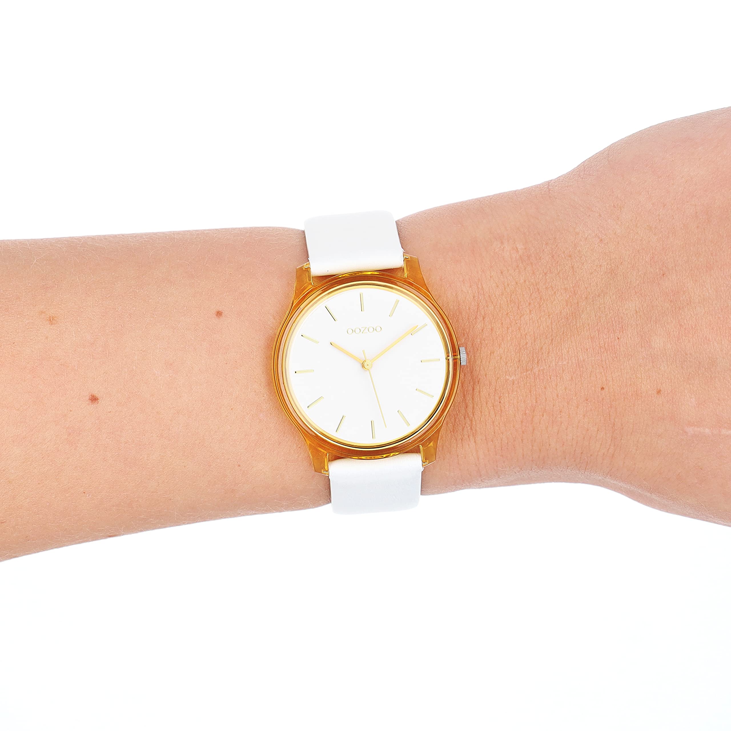 Oozoo Timepieces - Orologio da polso da donna con cinturino in pelle, orologio di alta qualità per donne, elegante orologio analogico da donna, rotondo