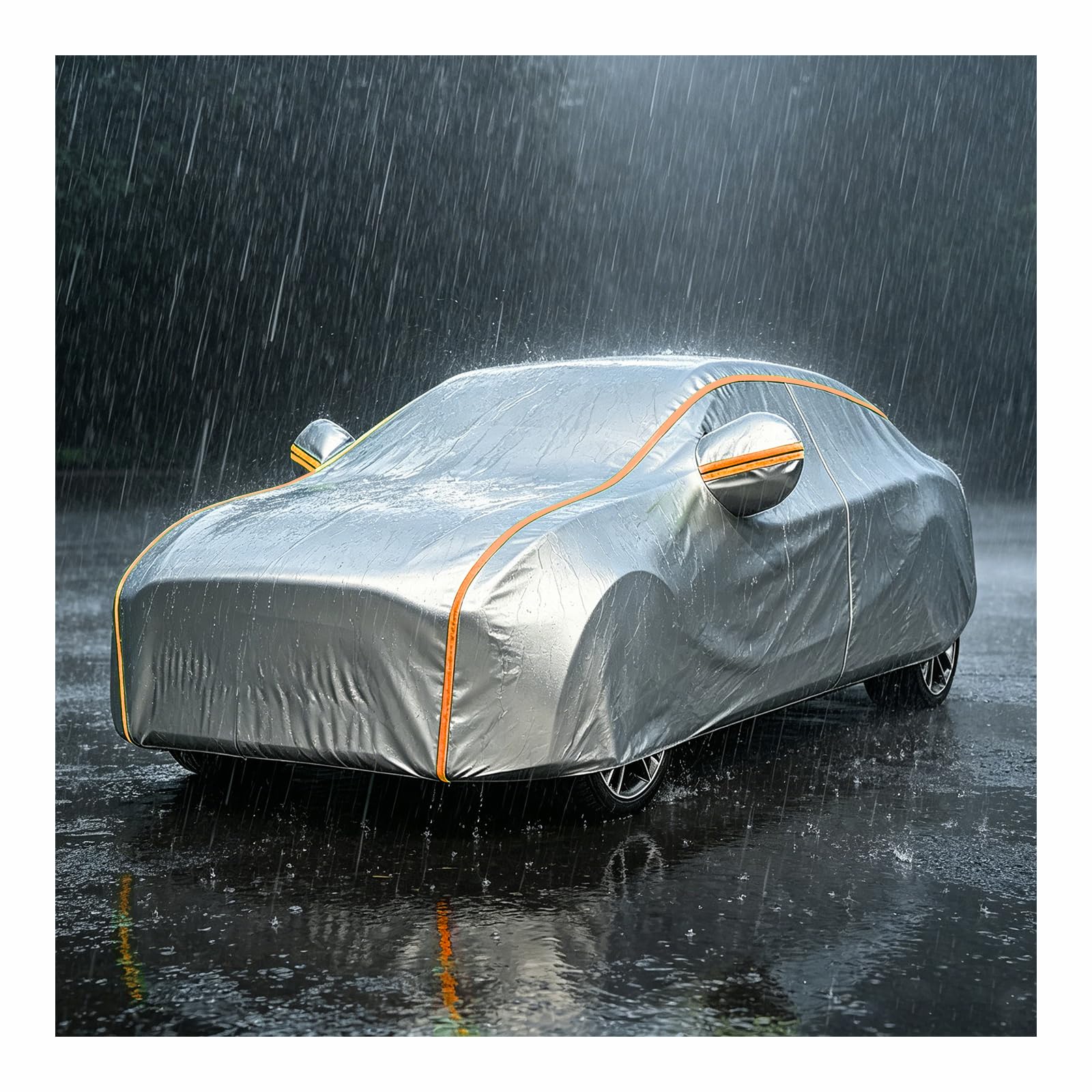 Wasserdicht Autoabdeckung für Toyota IQ (2008-2014),Autoplane Outdoor,Vollflächige Auto Abdeckung für die Garage-Schützt vor Sonne, Schnee und Staub JD6f