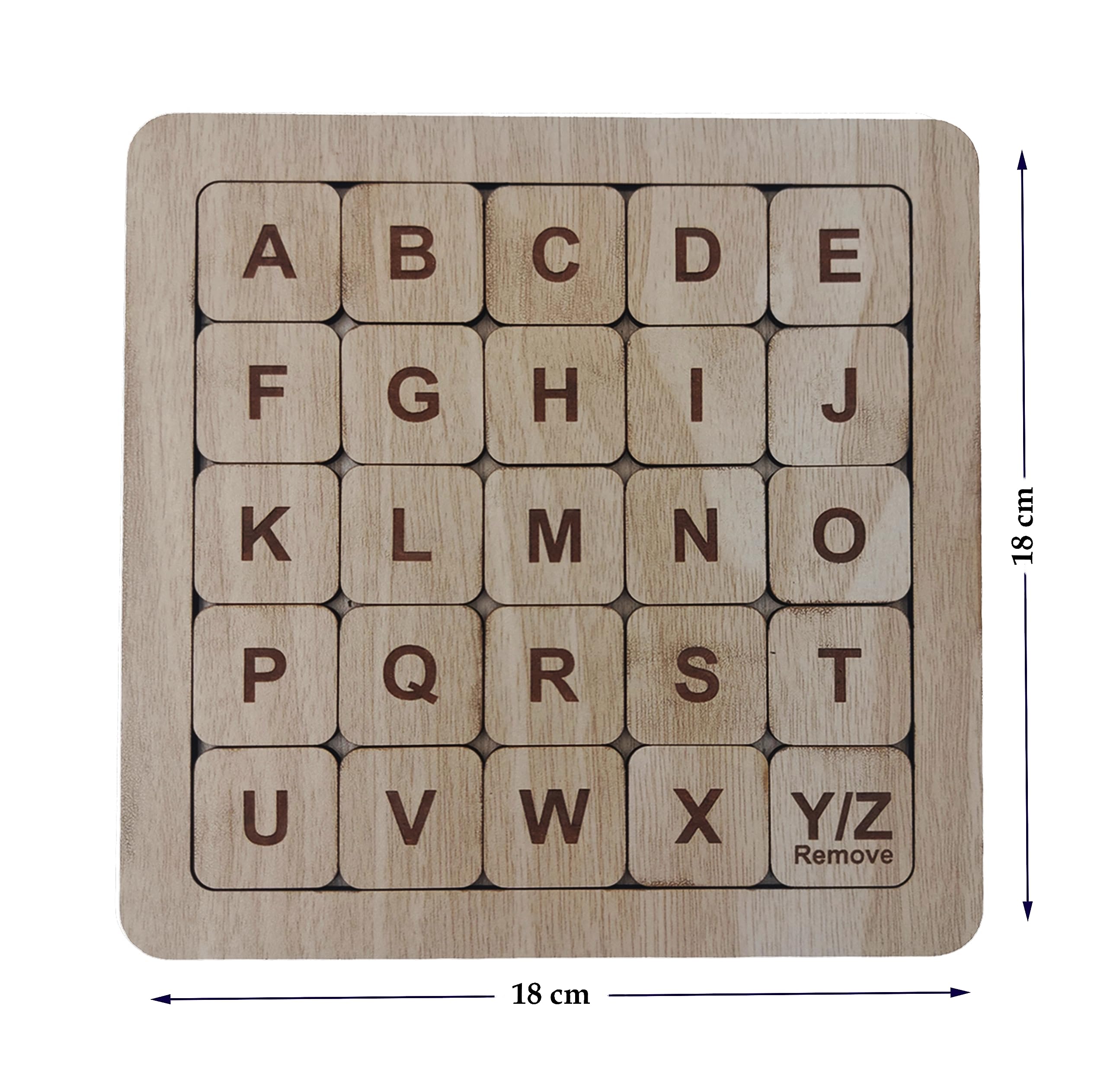 GNEXIN Laminated Wooden Number Slider Brain Teaser | Numeric and
