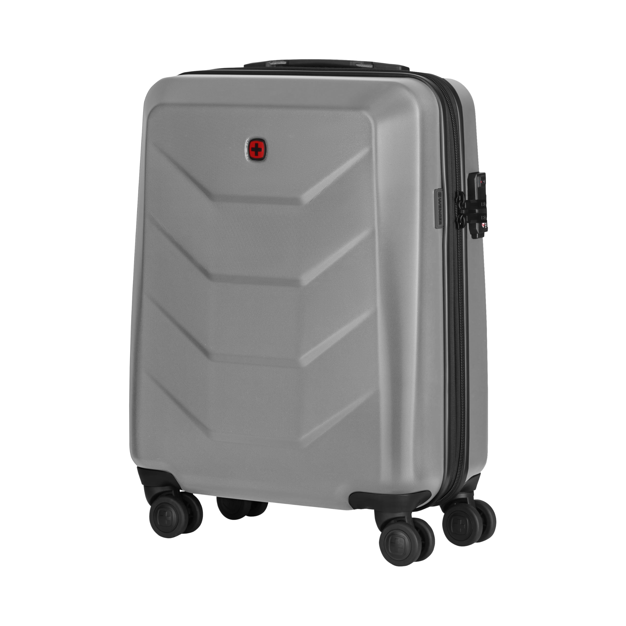 Wenger Prymo Carry On Hard Shell Suitcase, S, Trolley, 36 (43) L, Security Lock, Women/Men, Travel Holiday