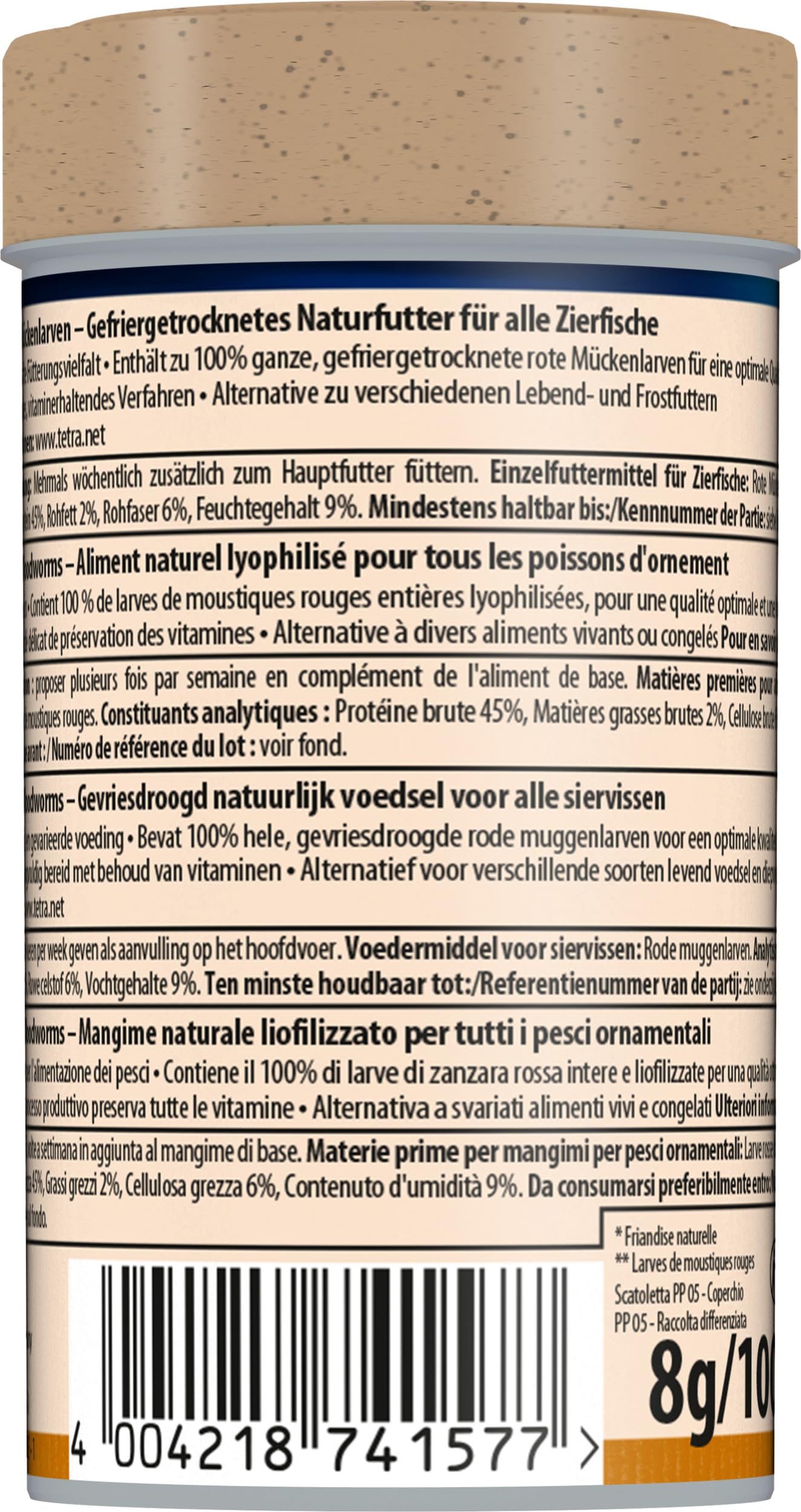 Tetra - 741577 - TetraDelica Bloodworms