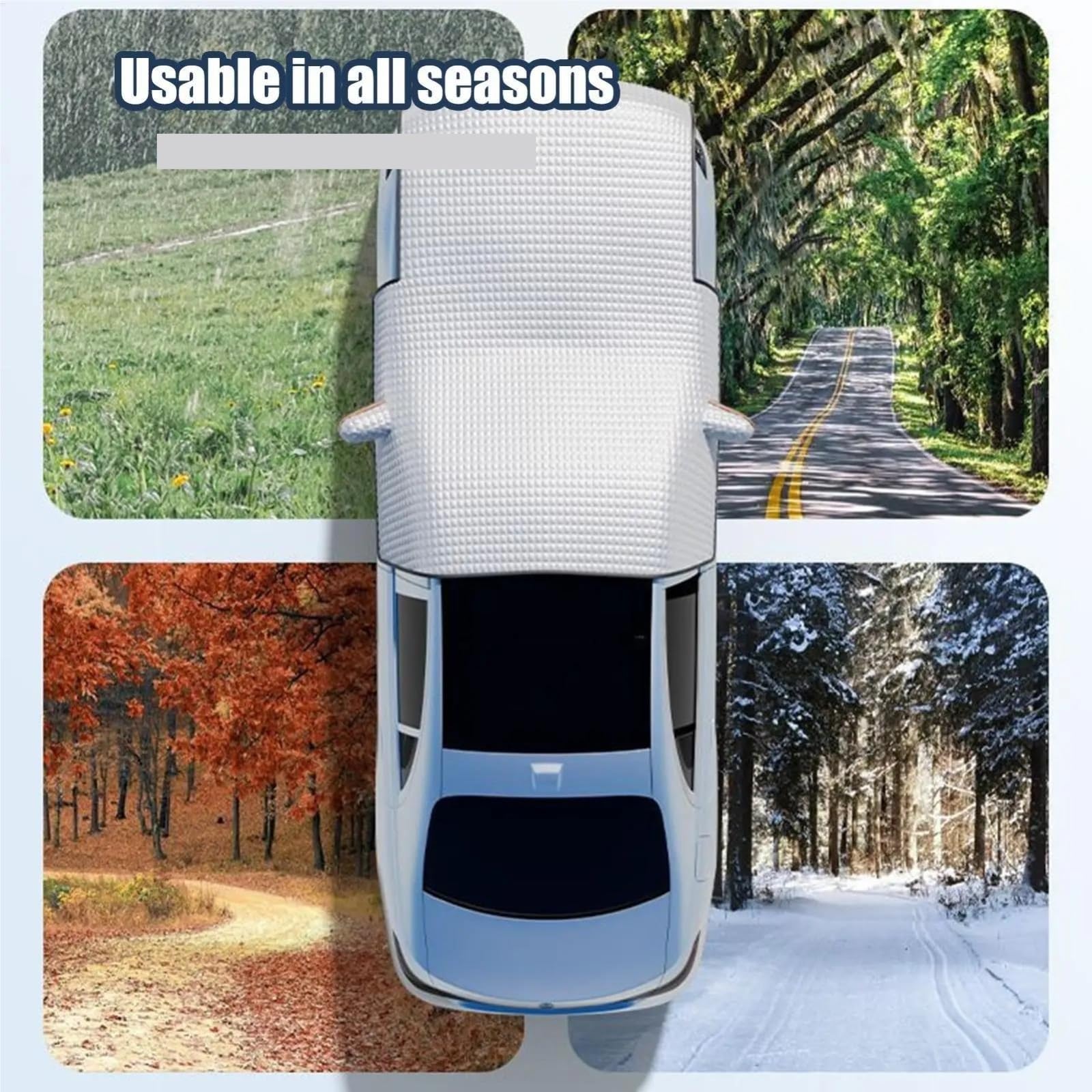 Telo Parabrezza Auto Antigelo Copriauto per Neve Addensare Coperture per finestre di Ghiaccio Protezione per Parabrezza Parasole per la Maggior Parte dei Veicoli