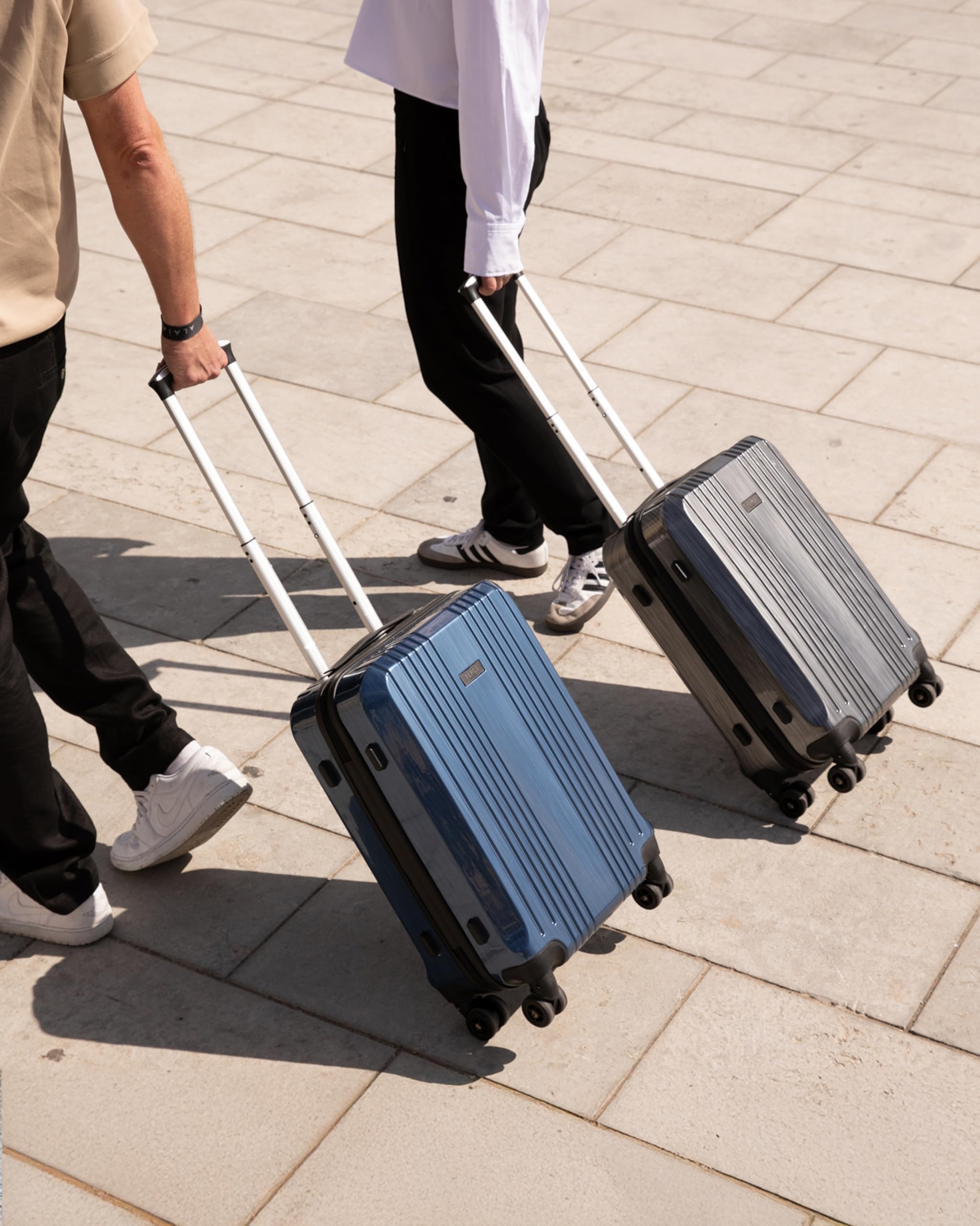 FERGÉ Kofferset 3 teilig Hartschale TSA-Zahlenschloß Cannes Reisekoffer Trolley-Set (Handgepäck, L, XL) 3er Set Hartschalenkoffer Roll-Koffer 4 sanfte Rollen - sehr robuster Polycarbonat Koffer