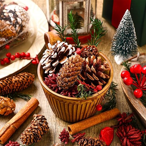 Miniatura 6 de 3 bolsas de popurrí rosa de 15 onzas, relleno de tazones de popurri de verano con aroma a popurrí, decoración de fiesta, mesa de flores secas,