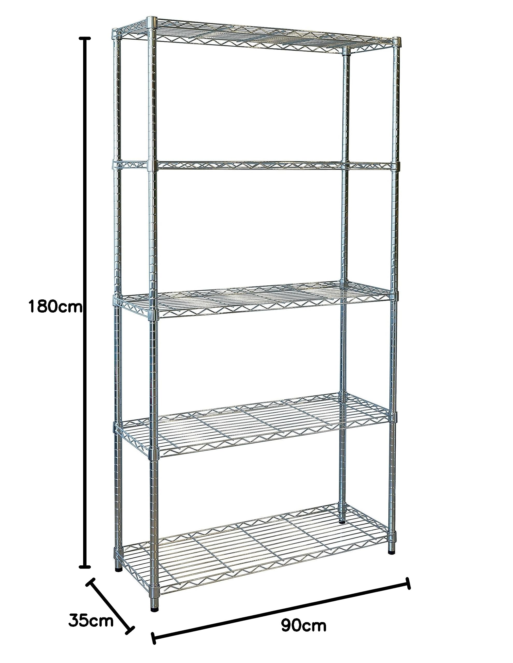 Zestaw szafa Stylo - metalowa półka na książki, 5 półek