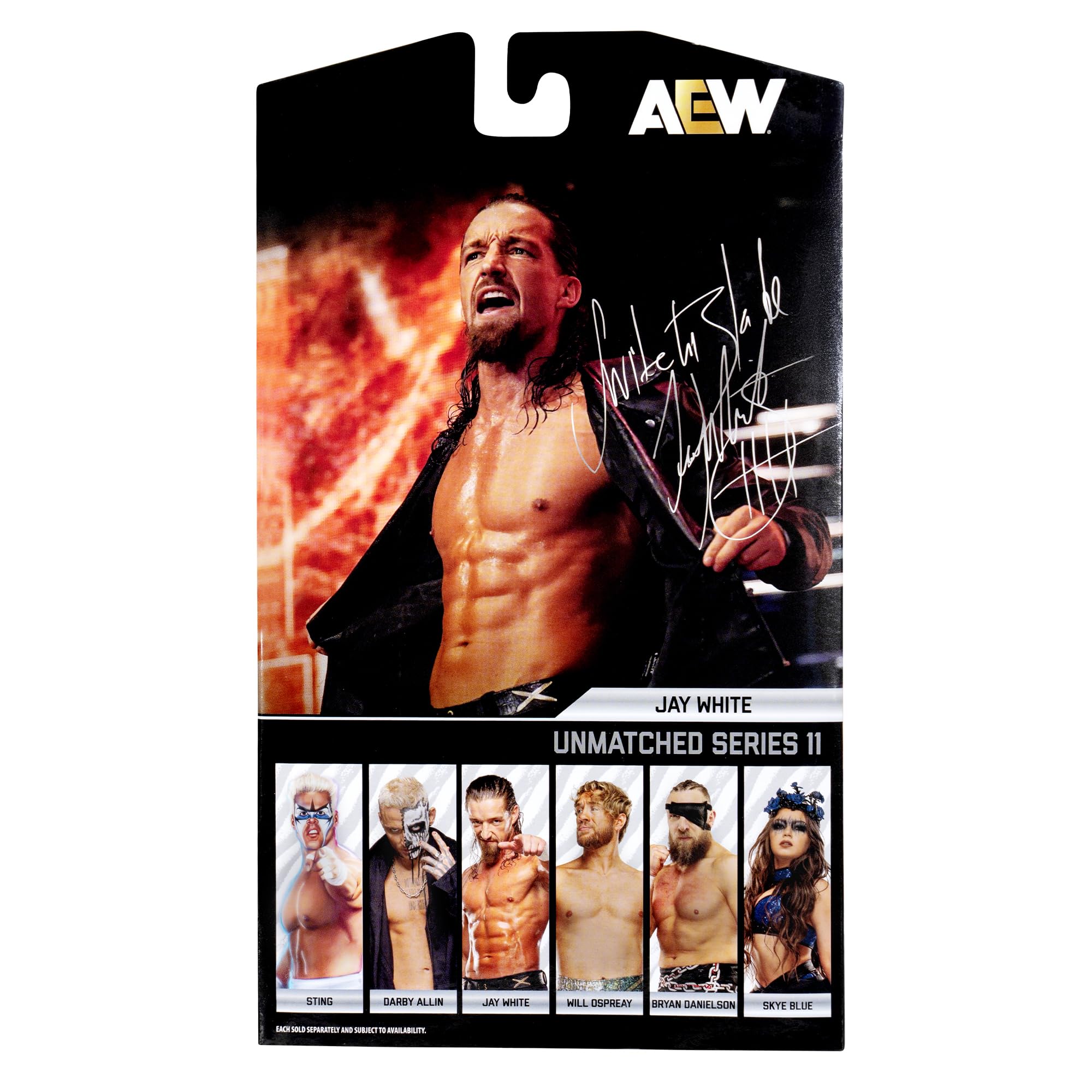Amazon.com: AEW Jay White Unmatched Series 11 Wrestling Toy : Toys