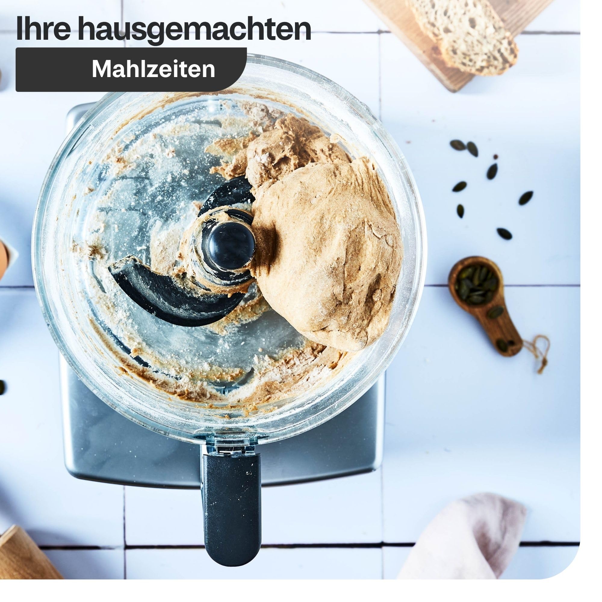 magimix Küchenmaschine - CS 4200XL - Multifunktionsprocessor für 1–6 Personen, Schneiden, Raspeln, Mixen, Kneten und Emulgieren, inkl. Zitruspresse - Chrom Matt