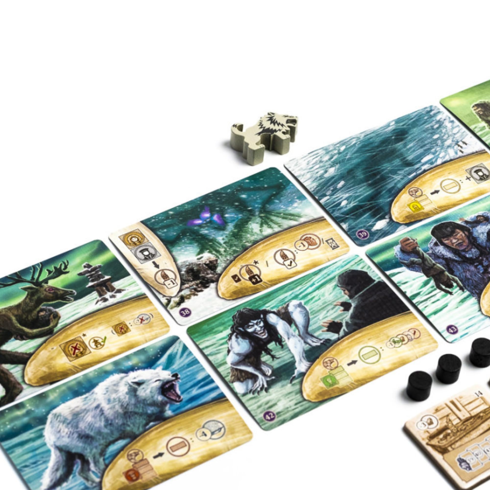 2Tomatoes Games | Through Ice and Snow Myths & Legends | Eksploracja Gra Planszowa | Strategia i przygoda | 1-4 graczy | Hiszpański, Niemiecki, Angielski i Francuski | Historyczny, Miejsca, Morski