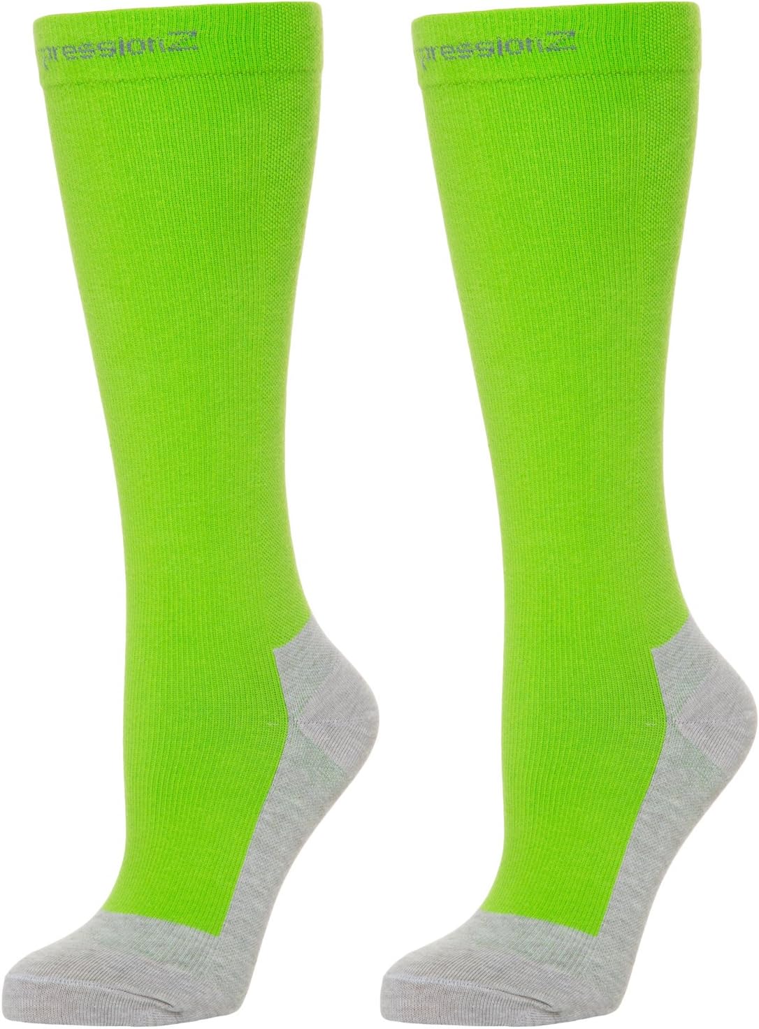 Compression Socks Men & Women - Solid Colors - Perfect for Nurses, Runners, Athletes, Diabetics, Travelers - 20–30 mmHg Graduated Compression - Comfortable Nylon Spandex Blend