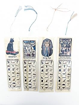 パピルス　ヒエログリフアルファベット ヒエログリフ アルファベットと数字のパピルス📜 数字の表し方が