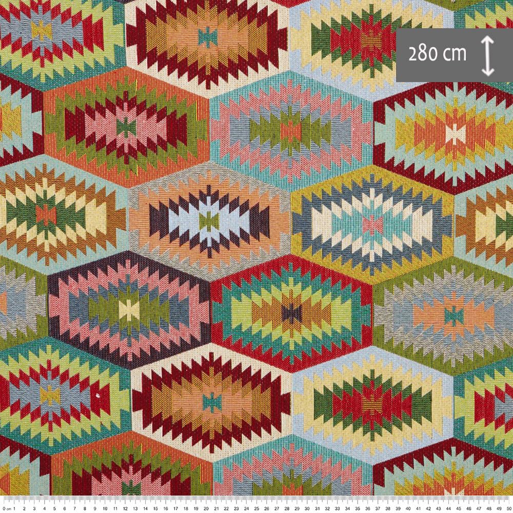 Kt KILOtela, Jacquard Tapestry Recycled Upholstery Fabric for Chairs Cushions, Sofa, Wear-Resistant, Sewing - Image 4