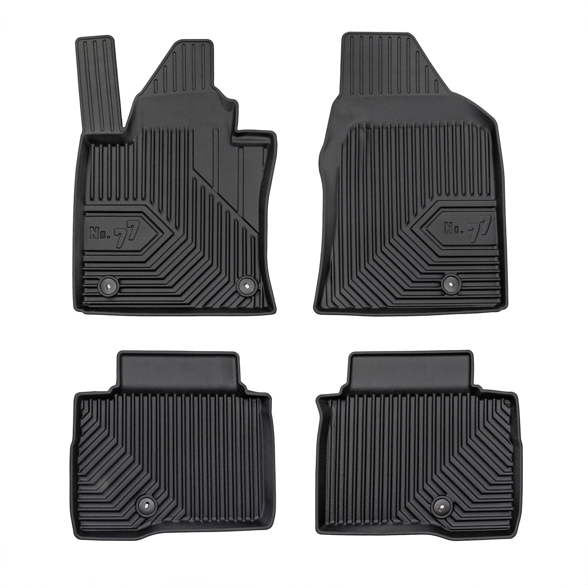 FROGUM No. 77 Alfombrillas para Coche Alfombras para SsangYong Torres Desde 2022 | Borde Alto | para Todo el año | Tamaño
