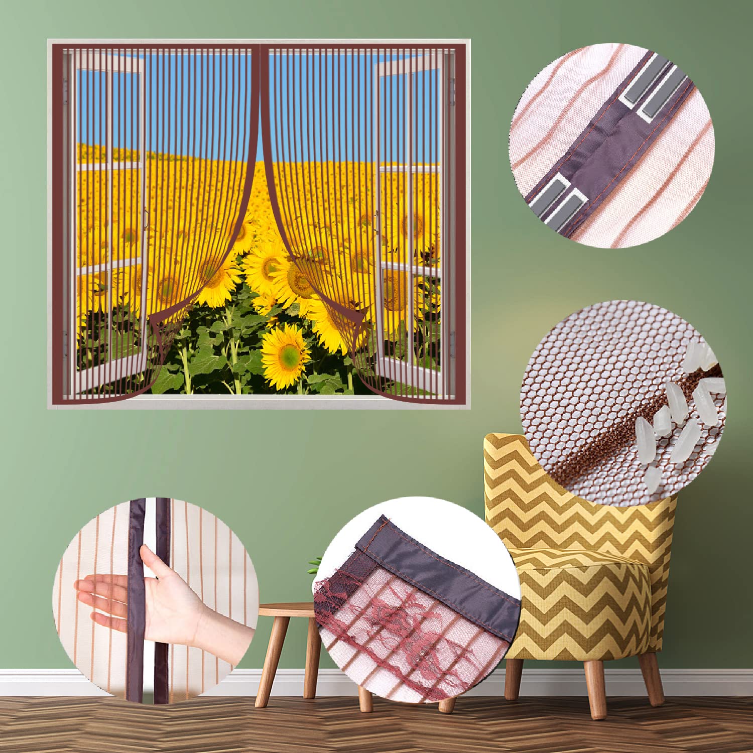 Zanzariera Magnetica Finestra, Zanzariera Magnetica Porta, Magneti