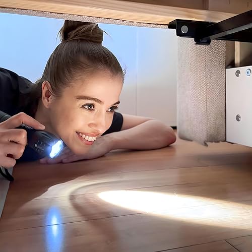 Miniatura 8 de Linterna Vital Tac, Elite Tac Vitaltac Modelo 2025 Modelo Militar Táctica USA Batería LED Alta Lúmenes Grado Militar 2000 Lúmenes 5 Modos Zoom, SOS,