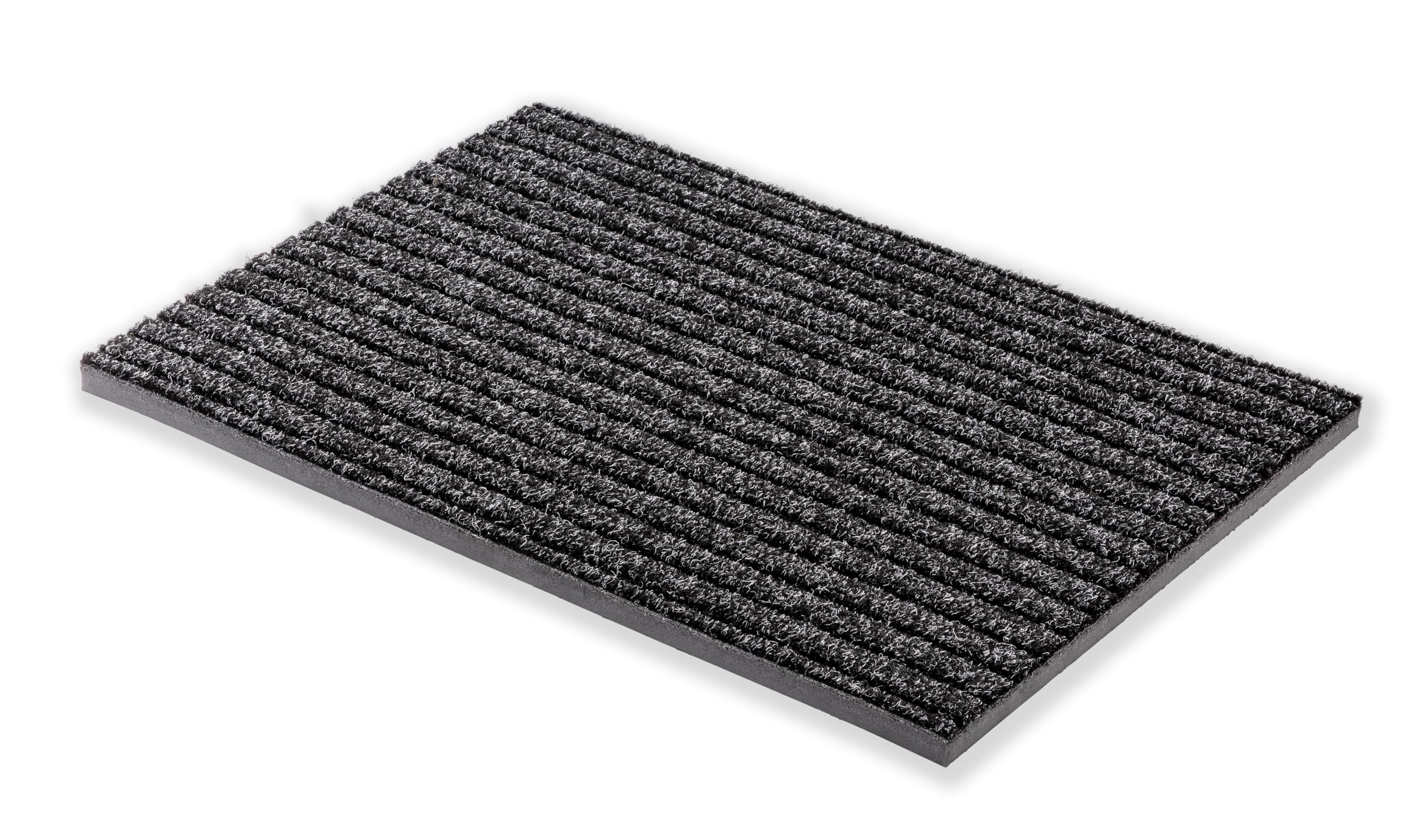 Astra Paillasson extérieur & intérieur - Tapis de propreté Anthracite 50x80cm & 0,22cm de Haut - Paillasson pour Cadres encastrés dans l'entrée - Paillasson Made in Germany