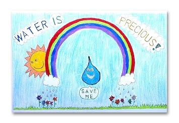 Tamatina Wall Poster Educational Poster Save Water Chart Learning Poster Tearproof Laminated Kids Room School Size 45 X 30 Cms Kb Amazon In Home Kitchen