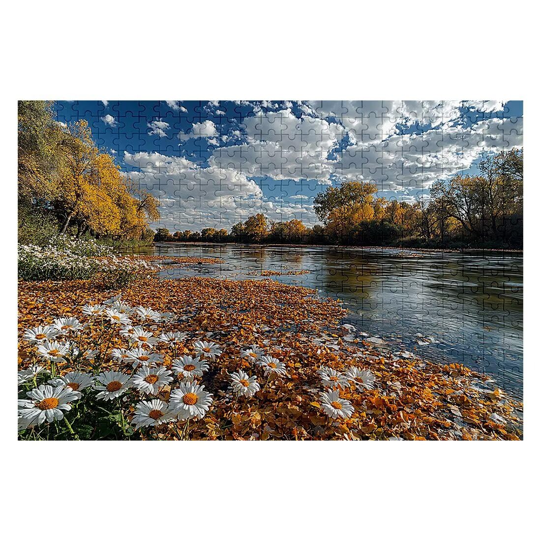 3000 sztuk puzzli dla dorosłych, jesienne puzzle dla dorosłych 3000, niemożliwe puzzle, klasyczne, wymagające gry edukacyjne, drewniane puzzle dla rodzin, prezenty dekoracyjne, motyw: kwiat -2262