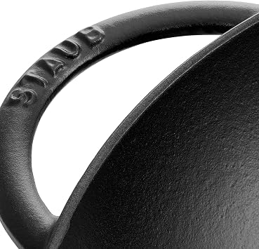 STAUB Cast Iron Baby Wok, 0.5-quart, Black Matte