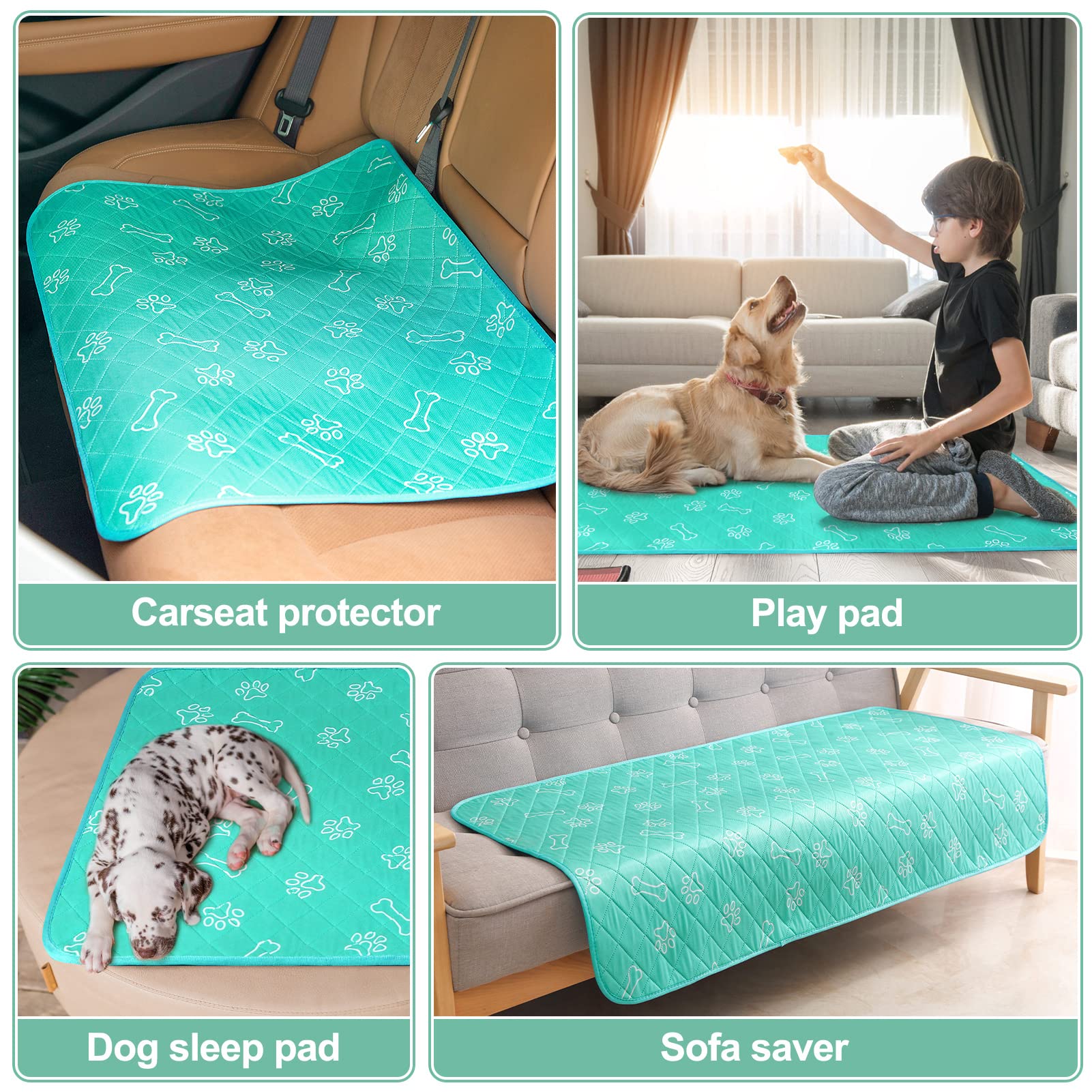 BEAUTYZOO Dog Cooling Mat Large 58x88cm, Dog Self Cooling Pad Durable Pet Cool Mat(Q-Max>0.5) - Image 3