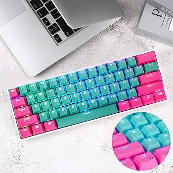 Amazon.com: Guffercty kred PBT Keycaps 60 Percent with 6.25U