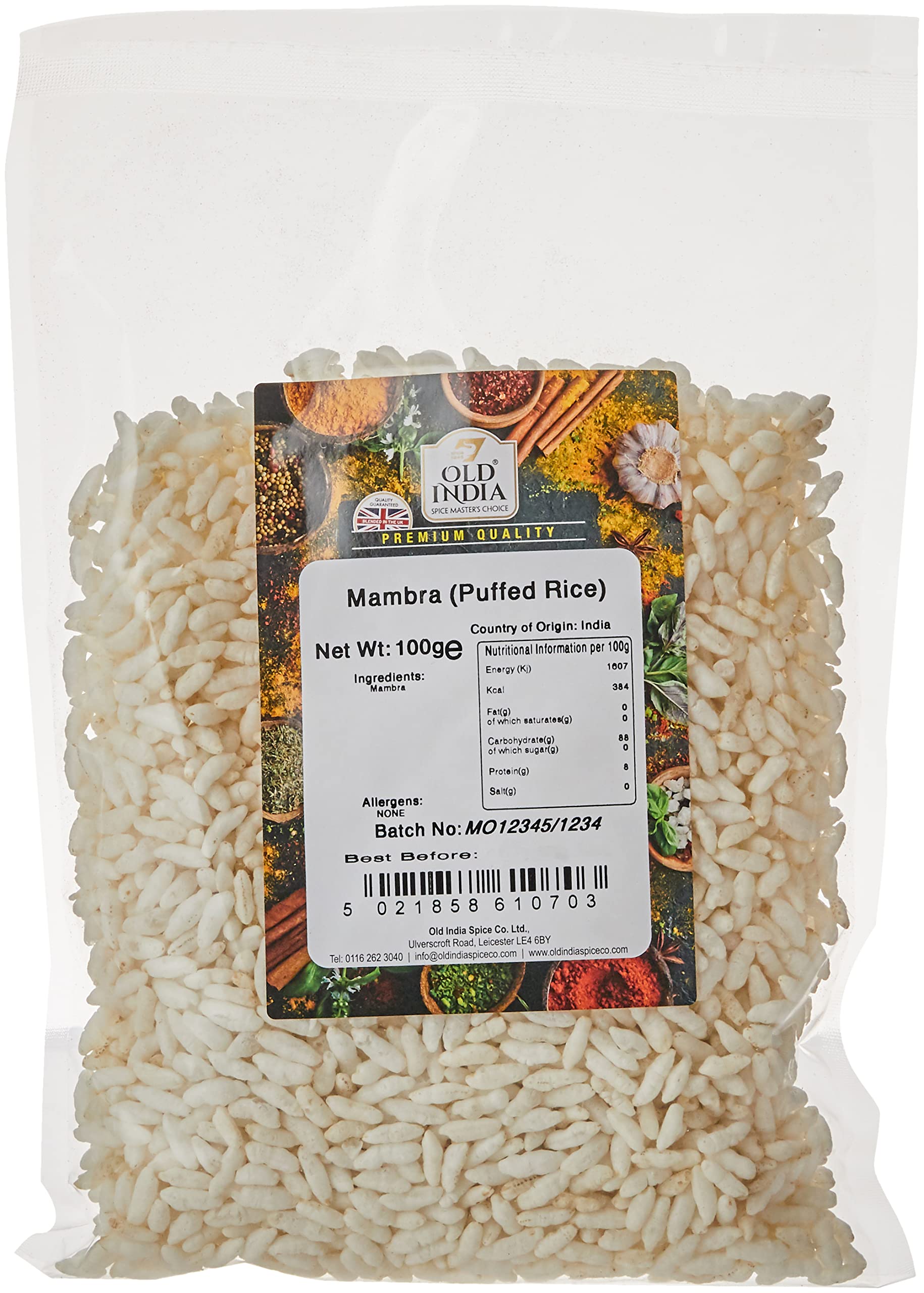 Old India Mambra (Puffed Rice) 100g