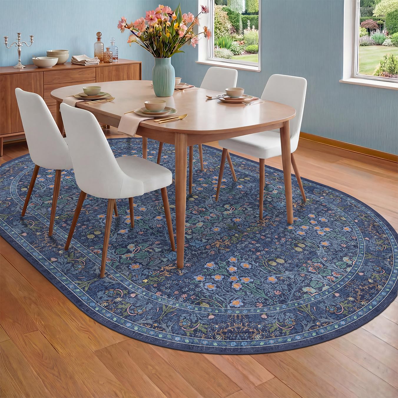 Hazo Haus Dark Blue Rug