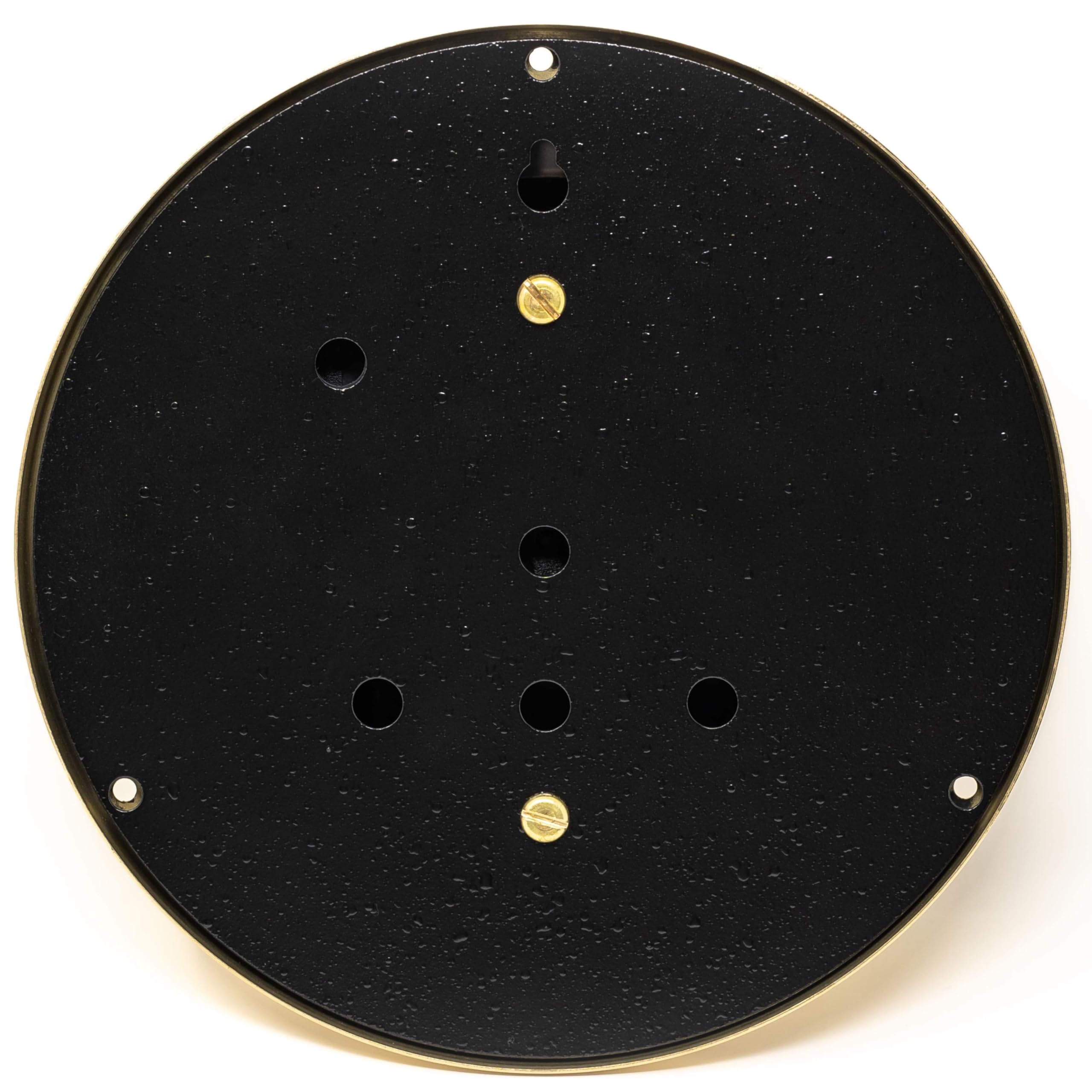 BARIGO 984MS Regata termohigrometr - 125 x 40 mm - z obudową z mosiądzu polerowanego - Made in Germany