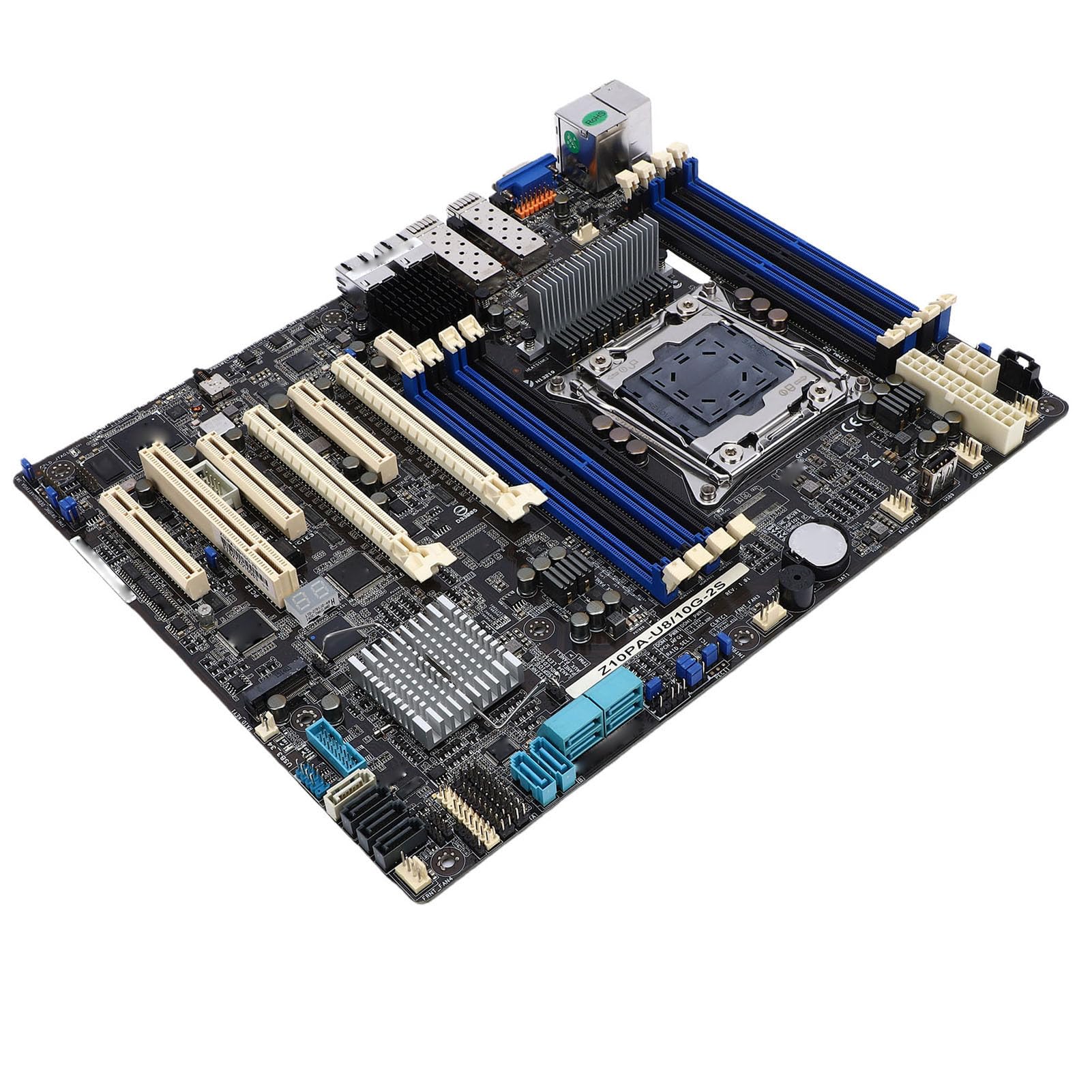 Bewinner Server-Motherboard, Hochleistungs-Dual-10GbE, DDR4-Unterstützung für Virtualisierung und Wissenschaftliches Rechnen, ATX, 1 Einheit