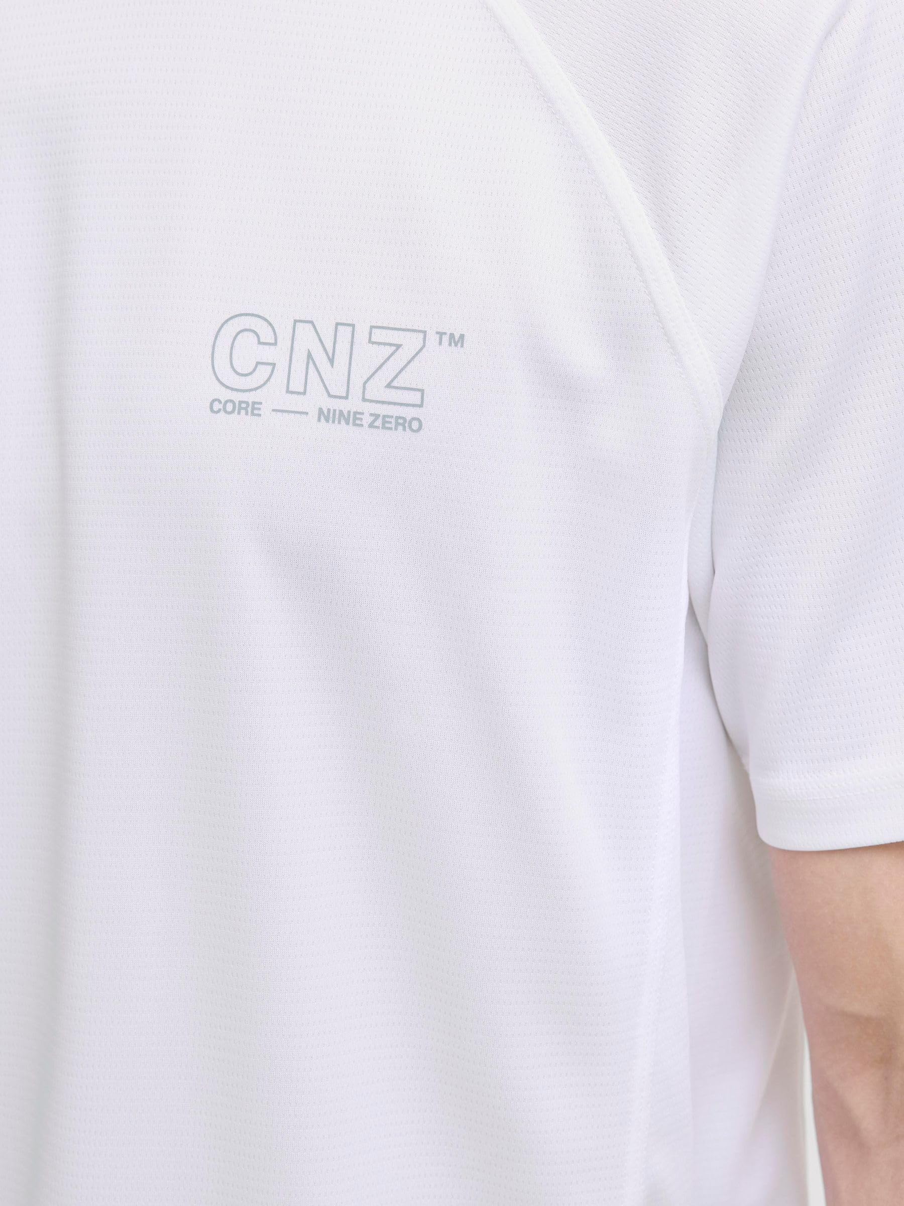 JACK & JONES Koszulka męska Jcocnz Noos, Bright White, M