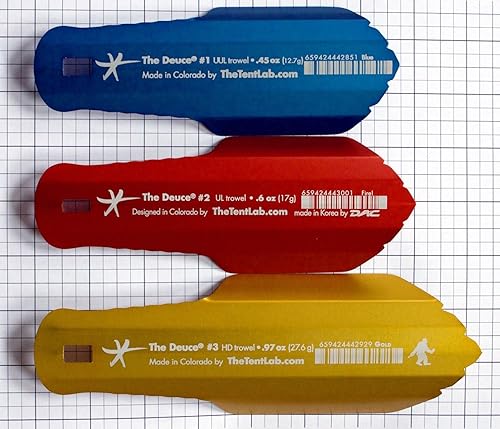 Miniatura 3 de TheTentLab - Paleta de excursionismo para bacinica ultraligera de Deuce(R), en 3 tamaños, Rojo