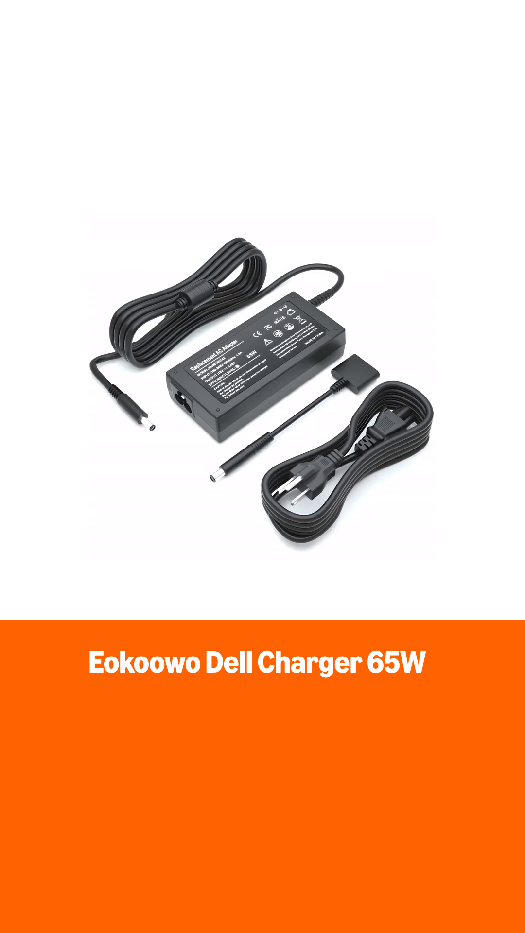Amazon.com: 65W 4.5mm AC Adapter Compatible with Dell Laptop